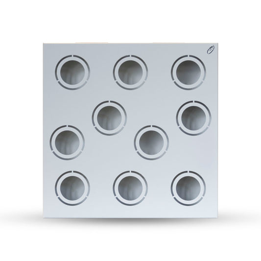 HUB | Modulo per giardino verticale Fai da Te a 10 FORI | Alluminio riciclato | Colore a scelta